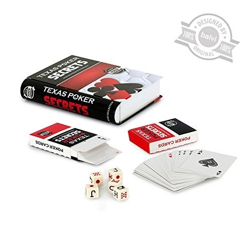 Balvi Poker secrets Scatola latta carte e dadi da poker Balvi